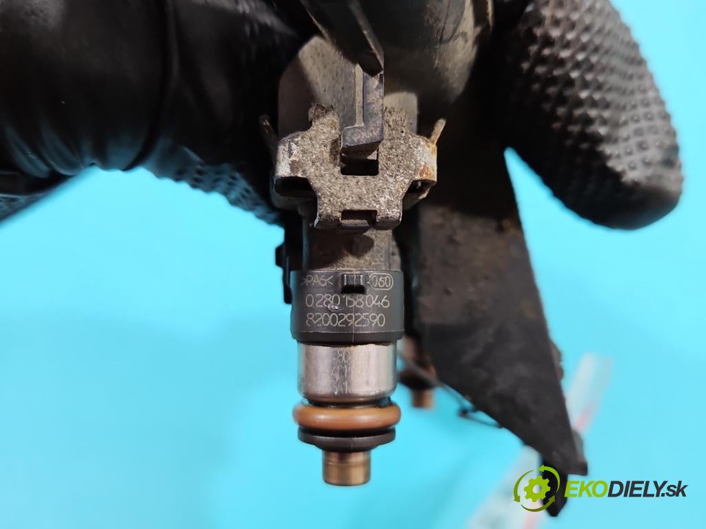 Renault Clio II 1998-2012 1,2.0 16V 75 HP manual 55 kW 1149 cm3 5- vstrek 0280158046 (Vstrekovače)
