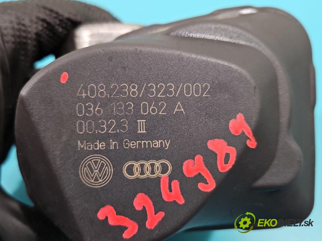 Seat Leon I 1999-2005 1.6 16V 105 HP manual 77 kW 1598 cm3 5- klapka 036133062A (Škrtiace klapky)