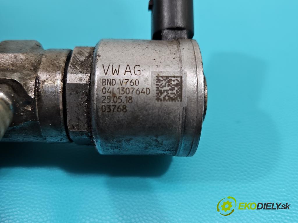 Vw Caddy III 2K 2003-2020 2.0 tdi 102 HP manual 75 kW 1968 cm3 5- lišta vstrekovacia 04L089G (Vstrekovacie lišty)