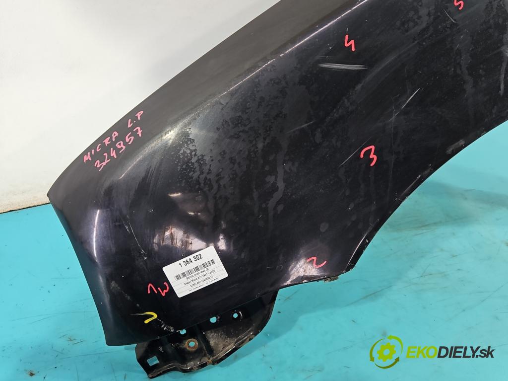 Nissan Micra K11 1992-2003 1.5d 57 hp manual 42 kW 1527 cm3 3- blatnik přední levý  (Predné ľavé)