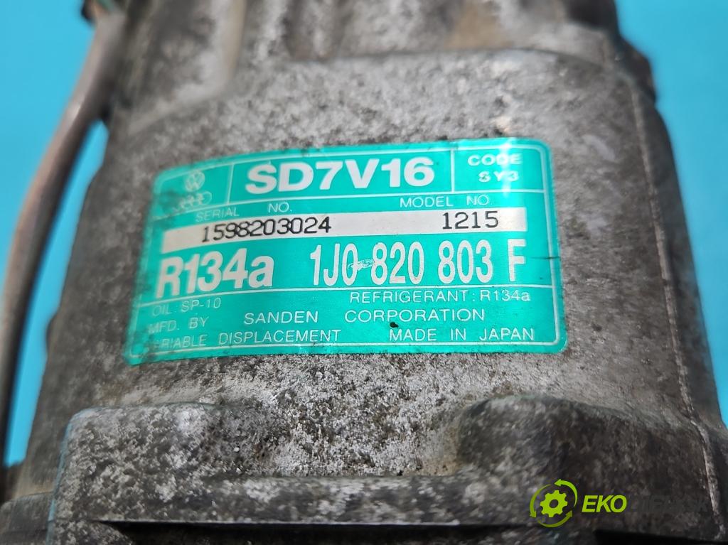 Vw Golf IV 1997-2003 1.9 tdi 90 hp manual 66 kW 1896 cm3 3- Kompresor: klíma 1J0820803F (Kompresory)