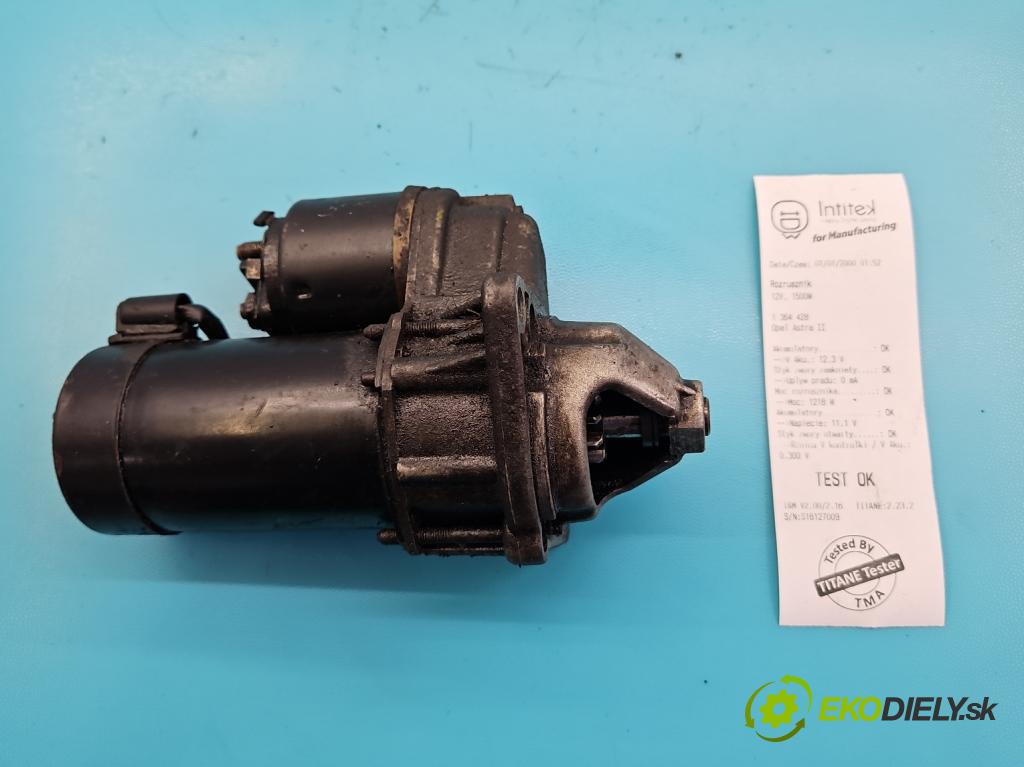 Opel Astra II 1998-2009 1.6 75 HP manual 55 kW 1598 cm3 3- štartér D6RA62 (Štartéry)