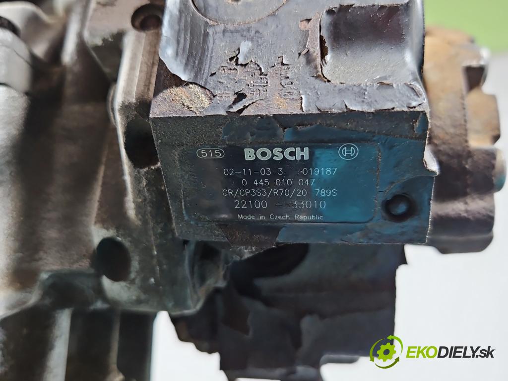 Toyota Yaris I 1999-2005 1.4 D4D 75 HP manual 55 kW 1364 cm3 5- čerpadlo vstrekovacia 0445010047 (Vstrekovacie čerpadlá)