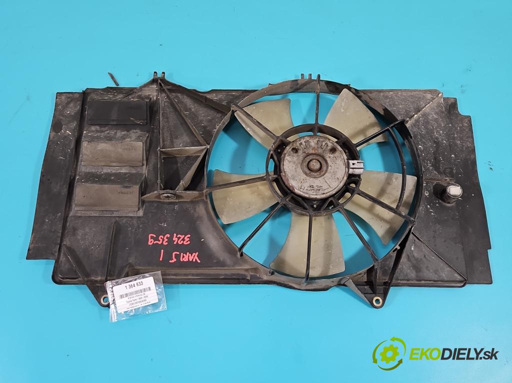 Toyota Yaris I 1999-2005 1.4 D4D 75 HP manual 55 kW 1364 cm3 5- Ventilátor chladiča 16363-23030