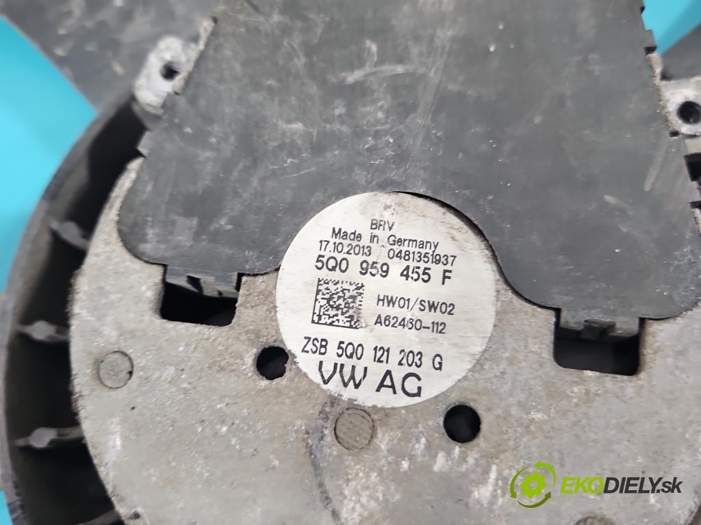 Vw Golf VII 2012-2020 1.6 tdi 105 HP automatic 77 kW 1598 cm3 5- Ventilátor chladiča 5Q0959455F
