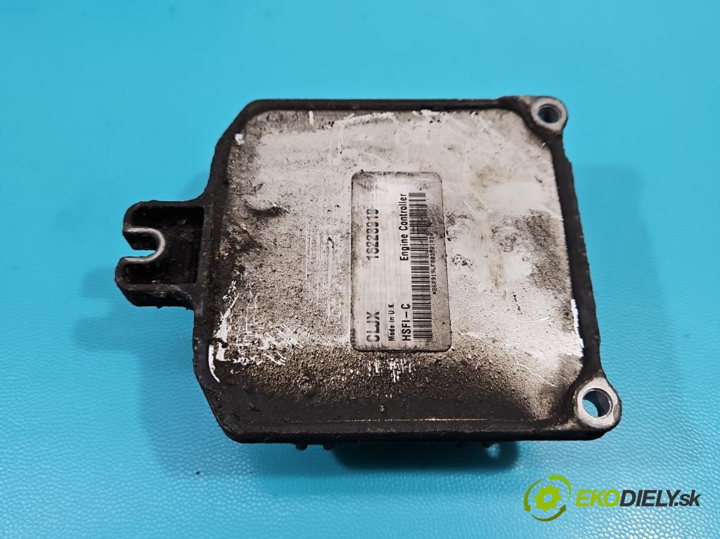 Opel Astra II 1998-2009 1.6 16V 101 hp manual 74 kW 1598 cm3 5- řídící jednotka motoru 16228919