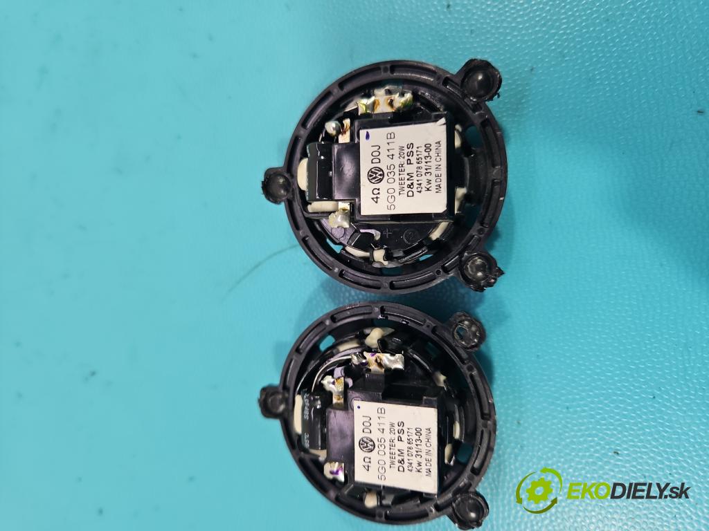 Vw Golf VII 2012-2020 1.6 tdi 105 HP automatic 77 kW 1598 cm3 5- reproduktory komplet 5G0035453G