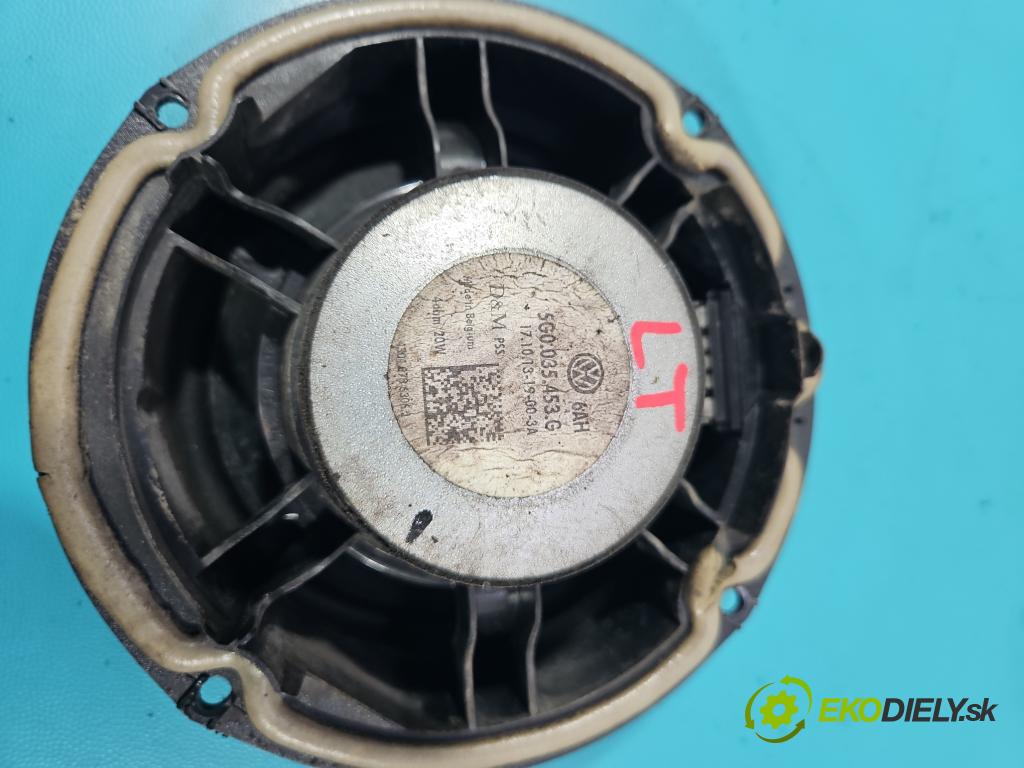 Vw Golf VII 2012-2020 1.6 tdi 105 HP automatic 77 kW 1598 cm3 5- reproduktory komplet 5G0035453G