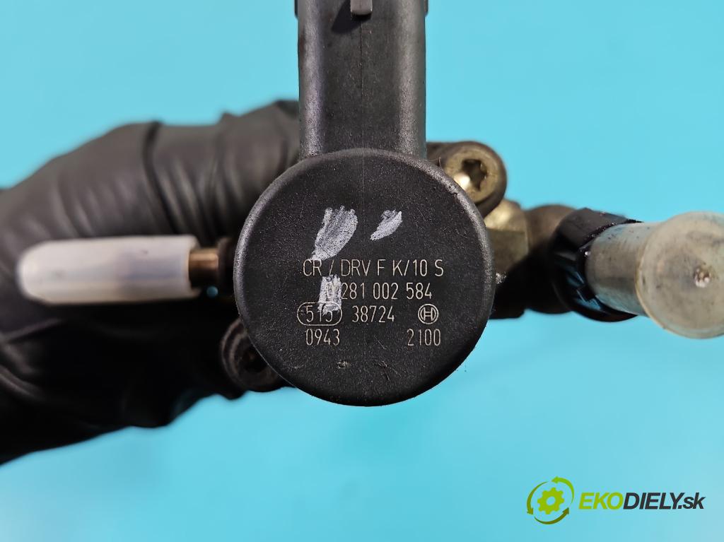 Opel Corsa C 2000-2006 1,3.0 cdti 69KM manual 51 kW 1248 cm3 3- lišta vstrekovacia 0445214044 (Vstrekovacie lišty)