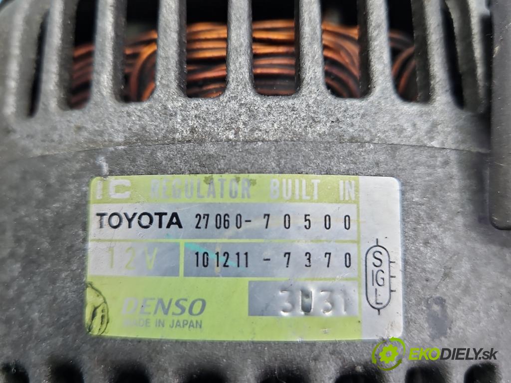 Lexus IS I 1998-2005 2.0 16V 155 HP manual 114 kW 1988 cm3 4- Alternator 27060-70500 (Alternátory)