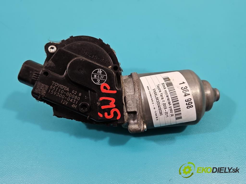 Toyota Yaris II 2005-2011 1.3 vvti 87 hp automatic 64 kW 1298 cm3 5- motor stěračů přední 159300-0431