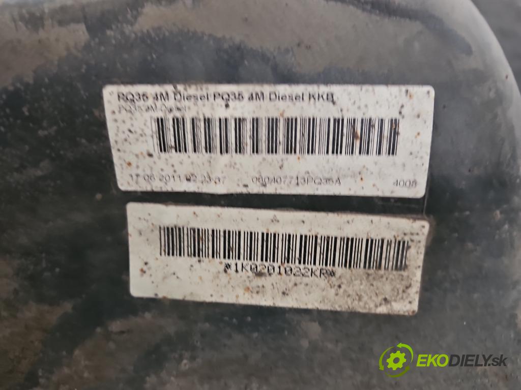 Skoda Superb II 2008-2015 2.0 TDI 140 HP manual 103 kW 1968 cm3 4- Nádrž: palivo 1K0201022KR (Nádrže)