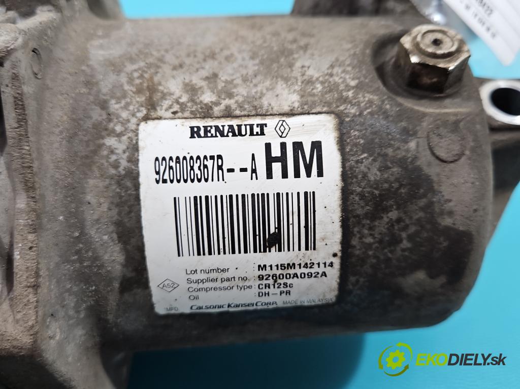 Renault Fluence 1.6 16V 114 HP manual 84 kW 1598 cm3 4- čerpadlo klimatizácie 926008367R-A