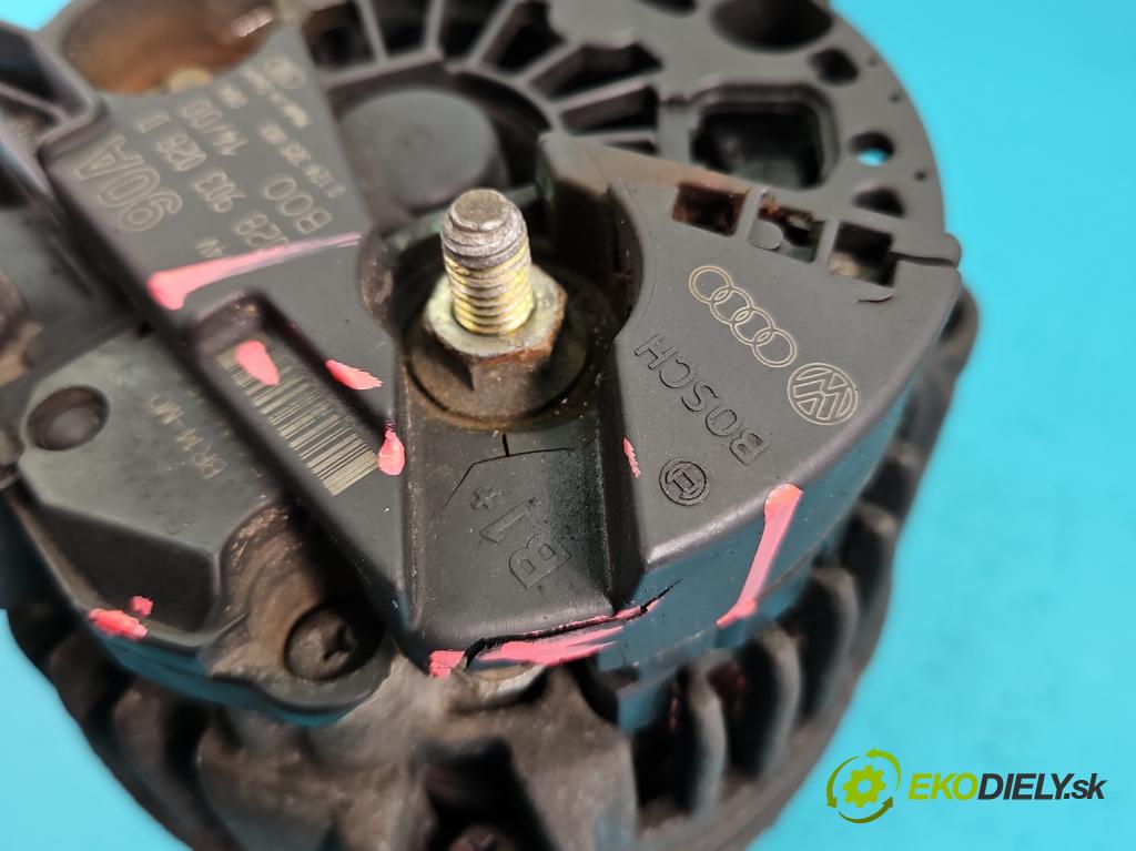 Seat Leon I 1999-2005 1.6 SR 101 hp manual 74 kW 1595 cm3 5- Alternator 028903028D (Alternátory)