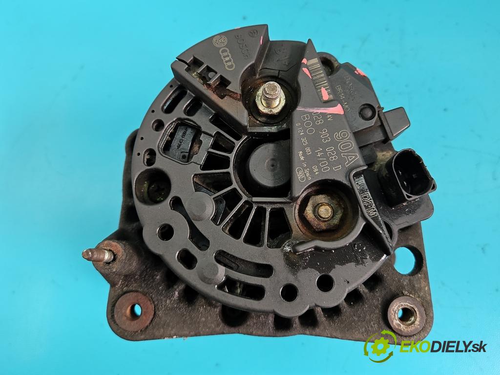 Seat Leon I 1999-2005 1.6 SR 101 hp manual 74 kW 1595 cm3 5- Alternator 028903028D (Alternátory)