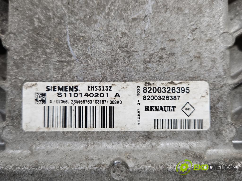 Renault Clio II 1998-2012 1,2.0 8V 58 hp manual 43 kW 1149 cm3 5- řídící jednotka motoru S110140201A