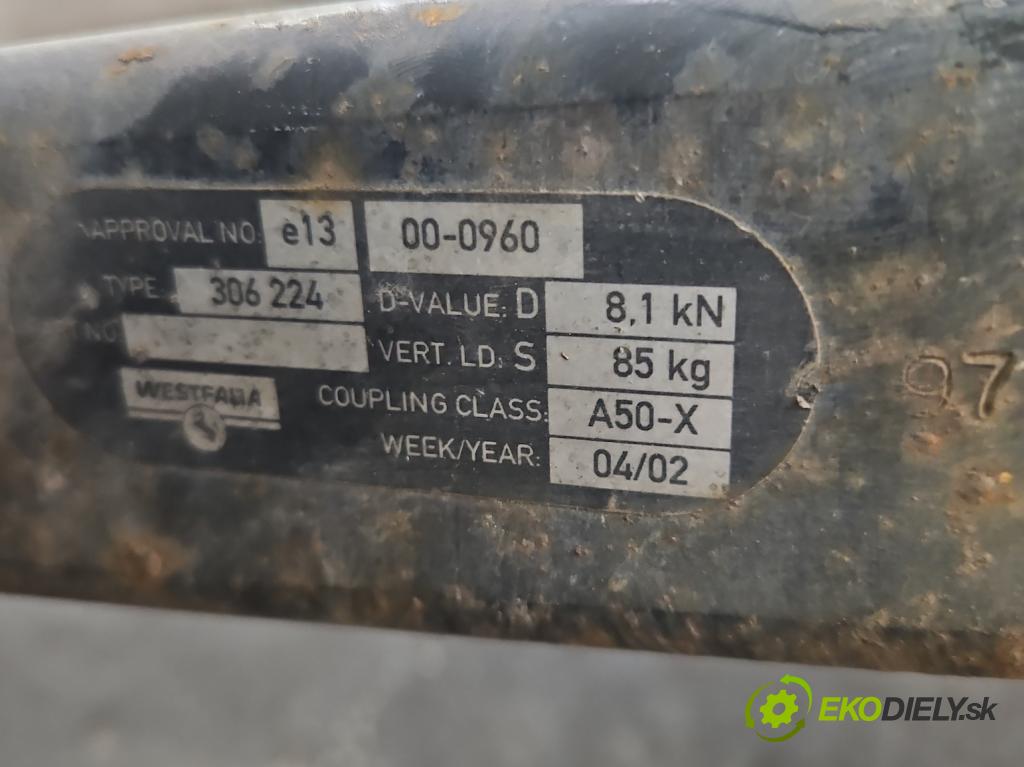 Fiat Stilo 1.9 jtd 116 hp manual 85 kW 1910 cm3 5- oko tažné  (Tažná zařízení)