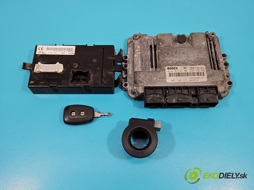Renault Trafic II 2001-2014 2.5 dci 135 hp manual 99 kW 2463 cm3 5- řídící jednotka motoru 0281011531