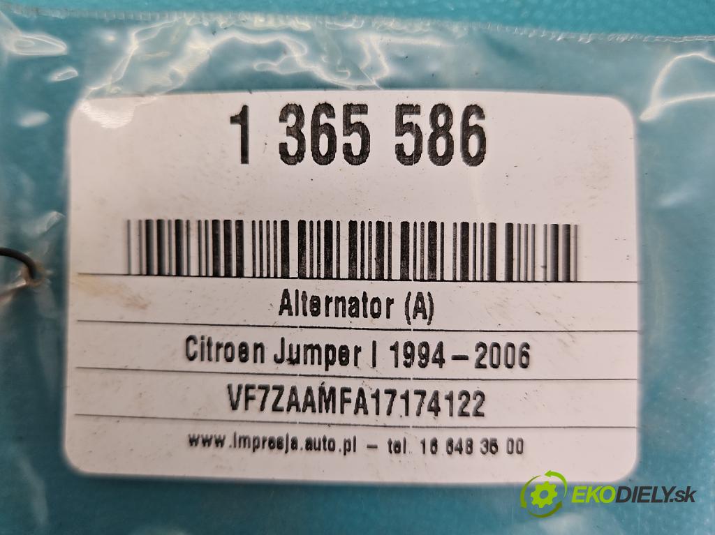 Citroen Jumper I 1994-2006 2.0 hdi 84KM manual 62 kW 1997 cm3 5- Alternator  (Alternátory)