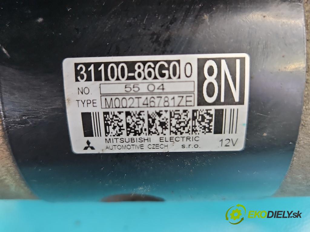 Suzuki Ignis 1.3 16V 94 HP manual 69 kW 1328 cm3 5- štartér 31100-86G00 (Štartéry)