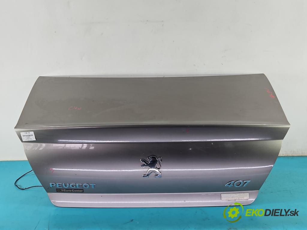 Peugeot 407 1.6 hdi 109 hp manual 80 kW 1560 cm3 4- zadní kufrové dveře  (Zadní kapoty)