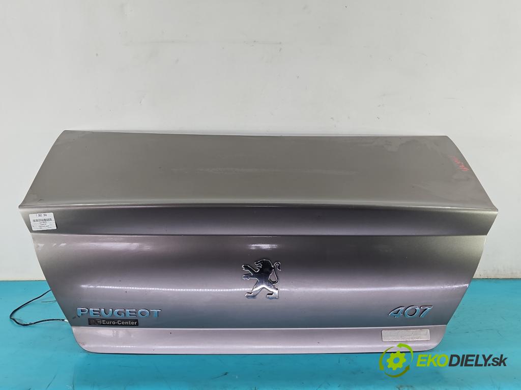Peugeot 407 1.6 hdi 109 hp manual 80 kW 1560 cm3 4- zadní kufrové dveře  (Zadní kapoty)