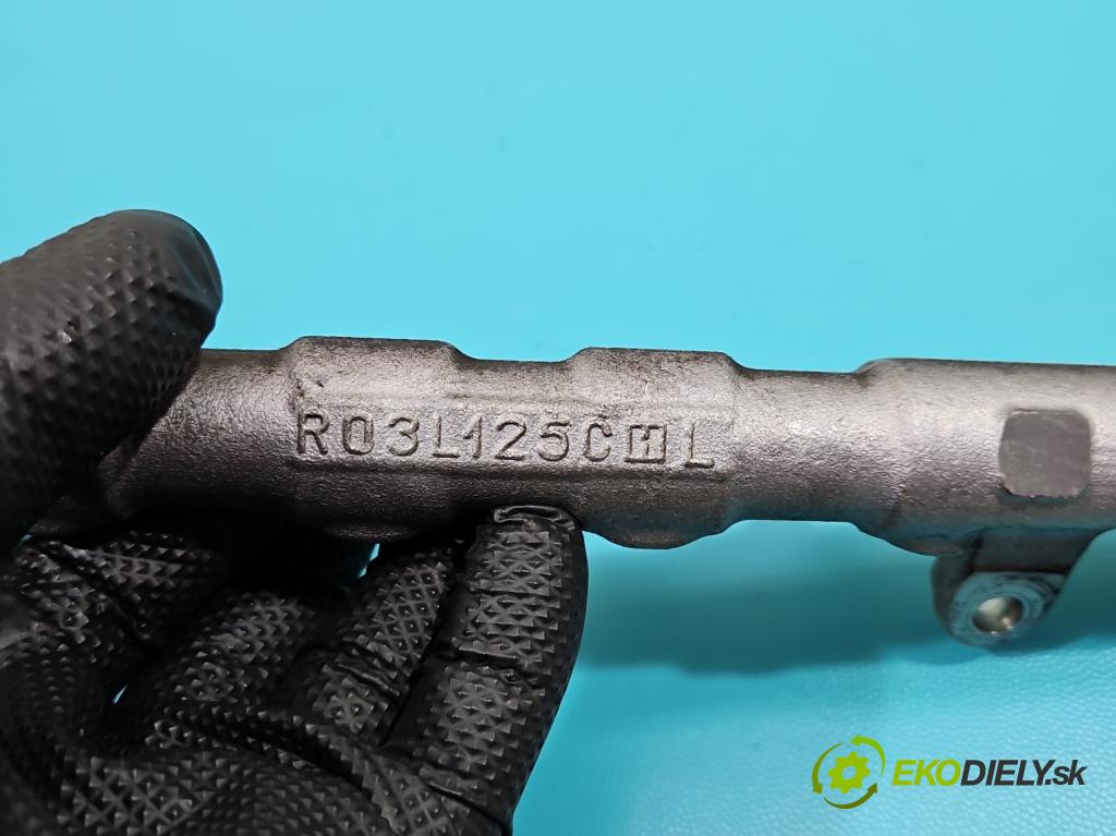 Skoda Superb II 2008-2015 2.0 TDI 140 HP manual 103 kW 1968 cm3 4- lišta vstrekovacia 03L130089P (Vstrekovacie lišty)