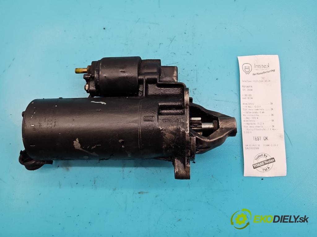 Audi 80 B4 1991-1994 1.9 TD 75 HP manual 55 kW 1896 cm3 4- štartér 0001110066 (Štartéry)