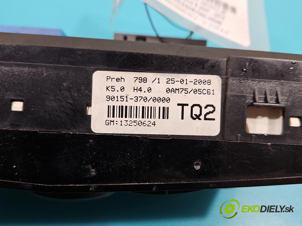 Opel Zafira B 2005-2014 1.9 cdti 150 HP manual 110 kW 1910 cm3 5- panel kúrenia 13250624