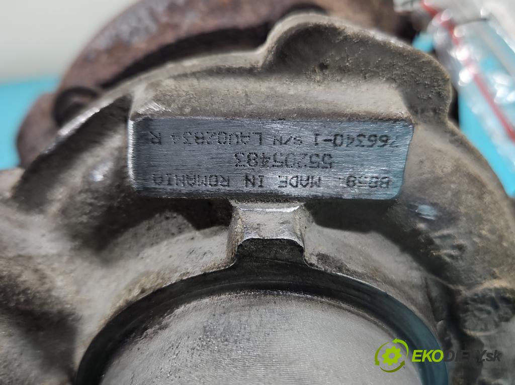 Opel Zafira B 2005-2014 1.9 cdti 150 hp manual 110 kW 1910 cm3 5- Turbodmychadlo 766340-1 (Turbodúchadla (kompletní))