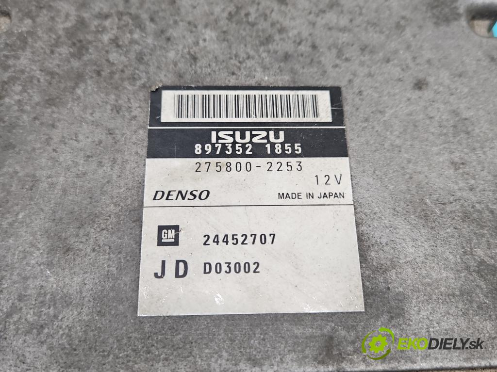 Opel Vectra C 2002-2008 3.0 cdti V6 177 hp manual 130 kW 2959 cm3 5- řídící jednotka motoru 8973521855