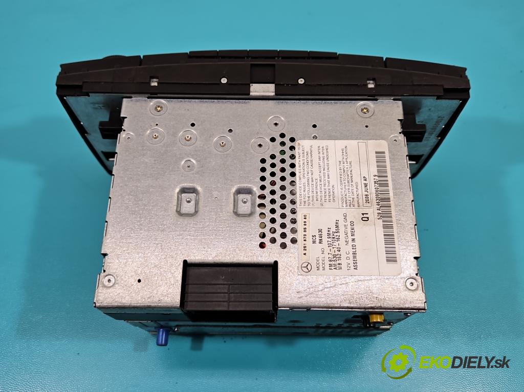 Mercedes R W251 2005-2013 3.5 V6 272 HP automatic 200 kW 3498 cm3 5- Radio originál A2518703589