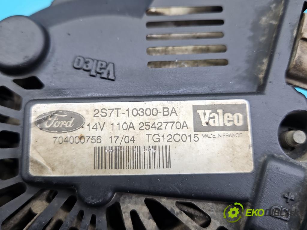 Ford Mondeo Mk3 2000-2007 2.5 V6 170 HP manual 125 kW 2495 cm3 4- Alternator 2S7T-10300-BA (Alternátory)
