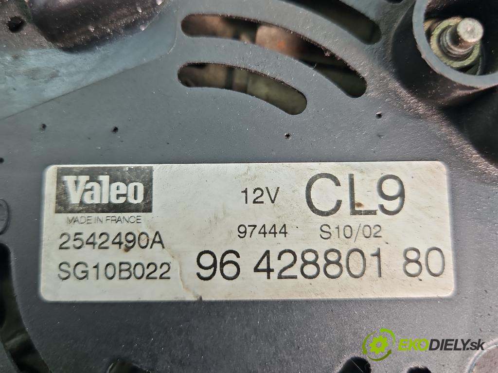 Citroen Xsara Picasso 1,8.0 16V 116 HP manual 85 kW 1749 cm3 5- Alternator 9642880180 (Alternátory)