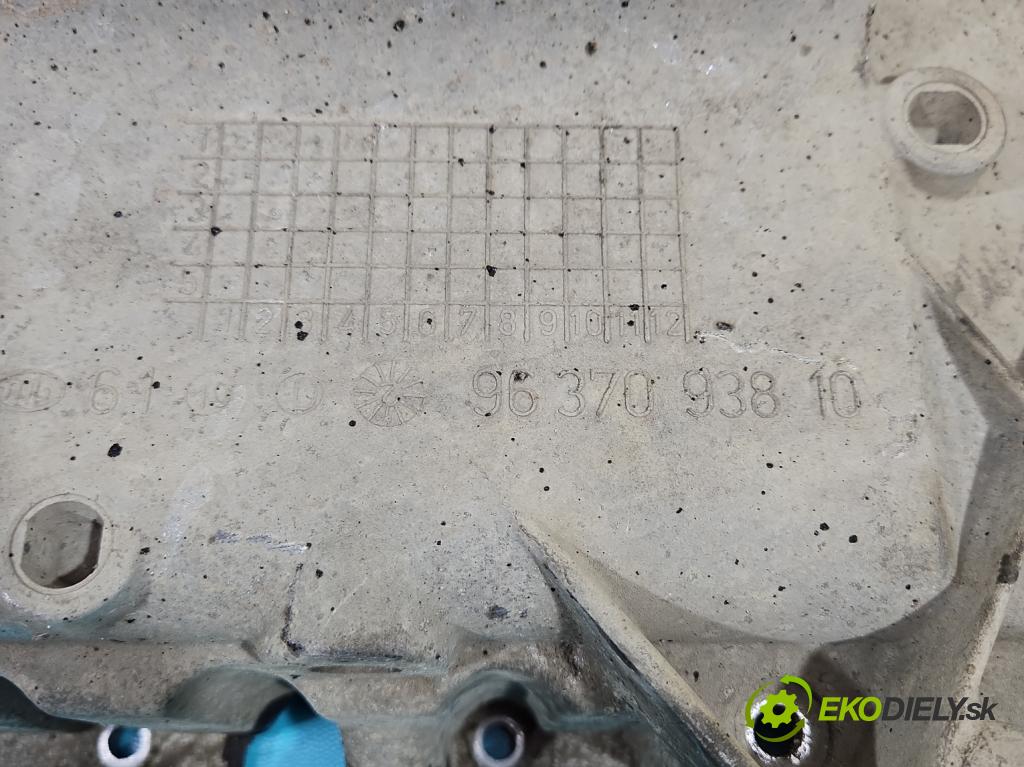 Citroen Xsara Picasso 1,8.0 16V 116 HP manual 85 kW 1749 cm3 5- vaňa olejová 9637093810 (Olejové vane)