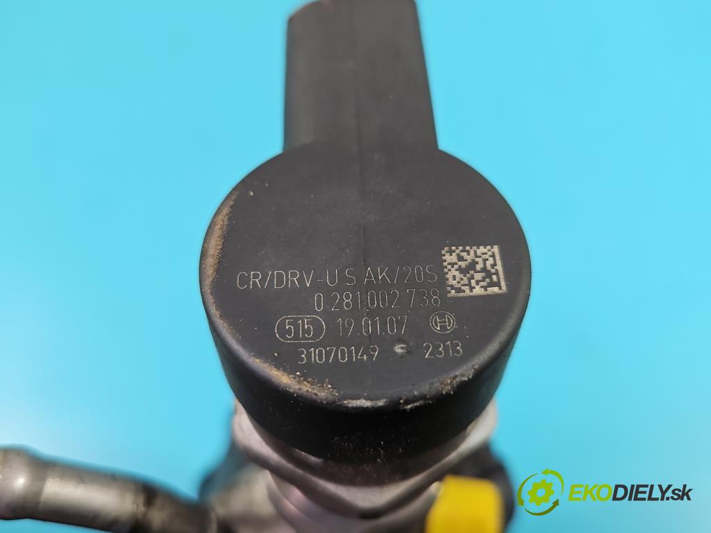 Bmw X5 E70 2006-2013 3.0d 235 HP automatic 173 kW 2993 cm3 5- lišta vstrekovacia 0445216015 (Vstrekovacie lišty)