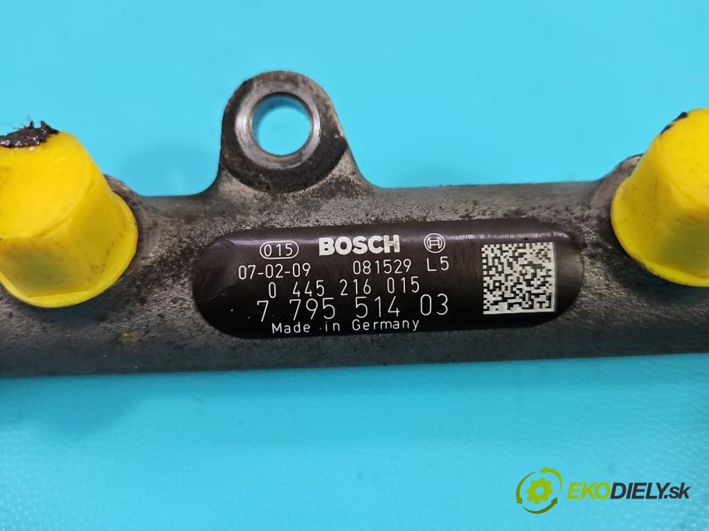 Bmw X5 E70 2006-2013 3.0d 235 HP automatic 173 kW 2993 cm3 5- lišta vstrekovacia 0445216015 (Vstrekovacie lišty)