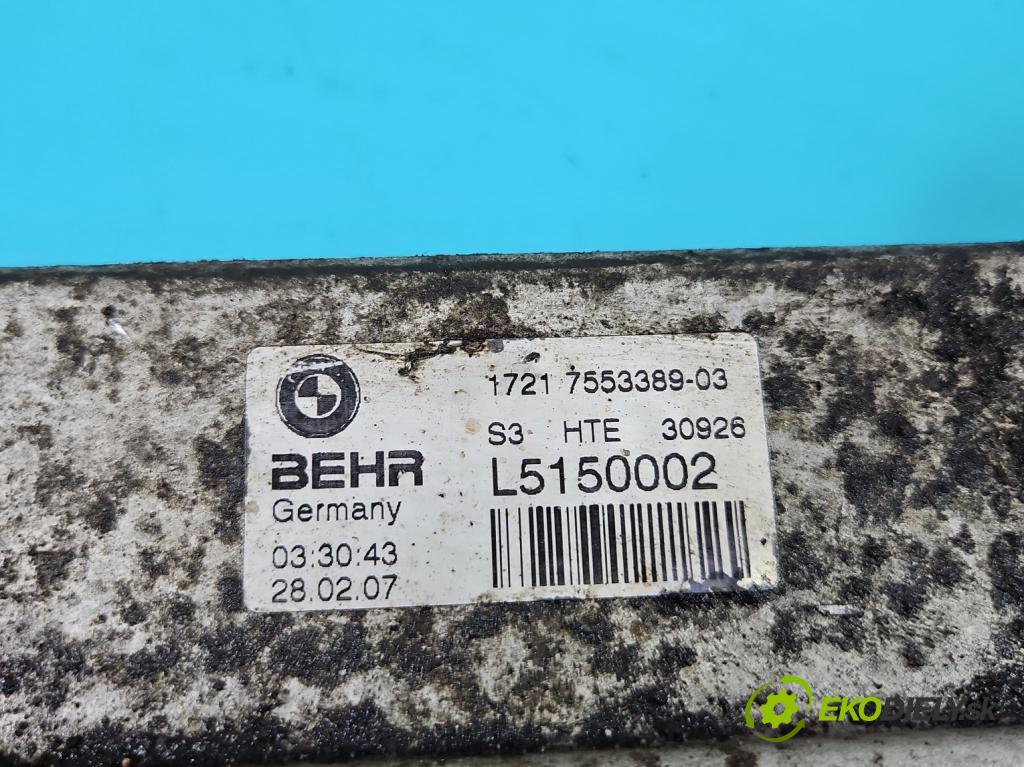 Bmw X5 E70 2006-2013 3.0d 235 HP automatic 173 kW 2993 cm3 5- chladič oleja: 7553389