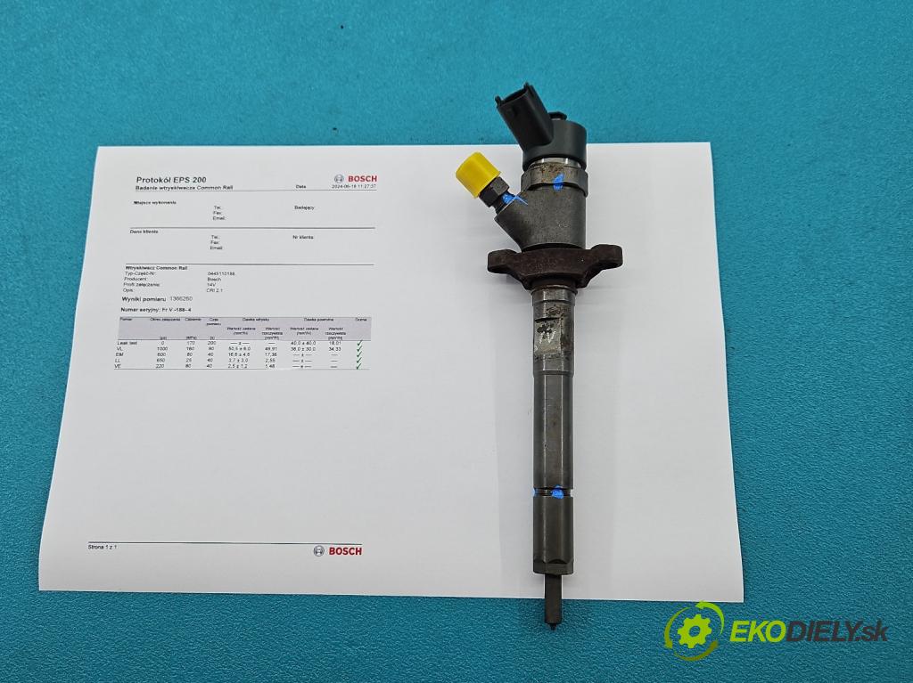 Ford Focus Mk2 2004-2011 1.6 tdci 109 HP manual 80 kW 1560 cm3 5- vstrek 0445110188 (Vstrekovače)