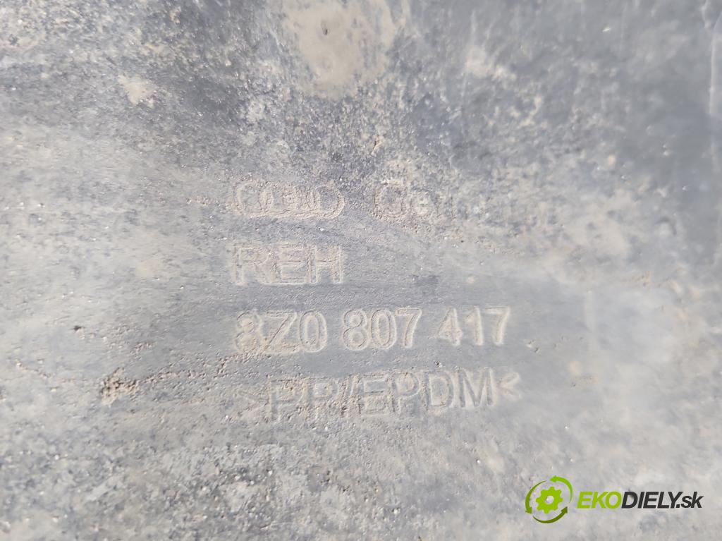 Audi A2 1.4 16V 75 hp manual 55 kW 1390 cm3 5- nárazník zadní 8Z0807417 (Ostatné)