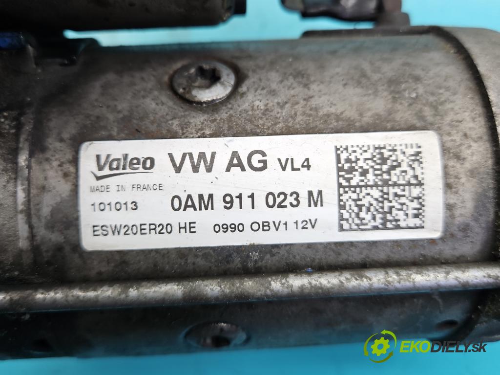Vw Golf VII 2012-2020 1.6 tdi 105 HP automatic 77 kW 1598 cm3 5- štartér 0AM911023M (Štartéry)