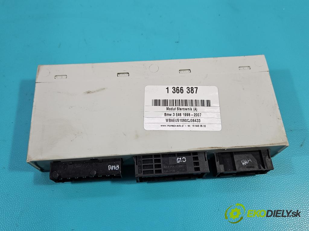 Bmw 3 E46 1998-2007 2.0d 116 HP manual 85 kW 1951 cm3 4- modul riadiaca jednotka 6914366 (Ostatné)