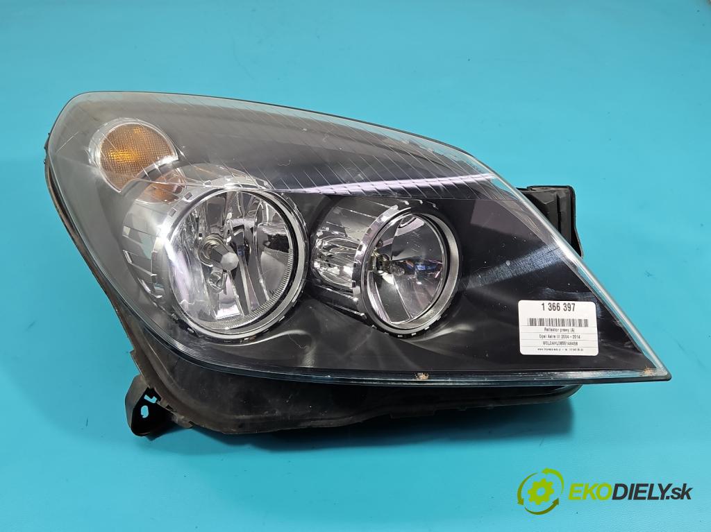 Opel Astra III 2004-2014 1.6 16V 105 HP manual 77 kW 1598 cm3 3- Reflektor: pravý  (Pravé)