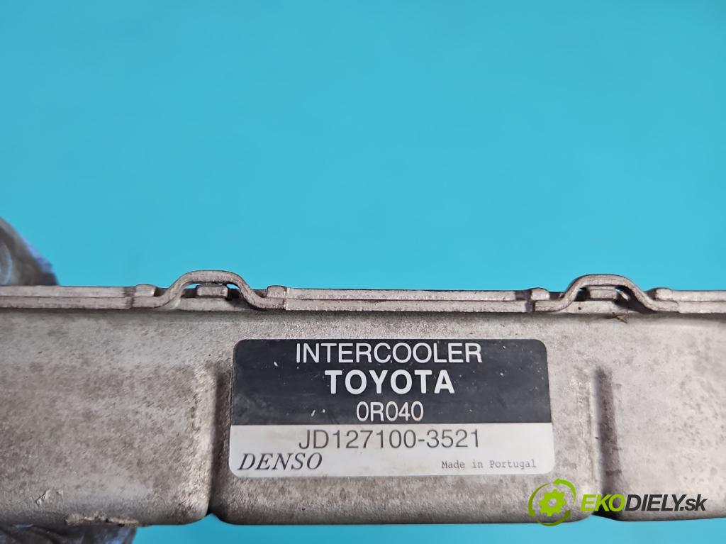 Toyota Avensis III T27 2009-2018 2.0 D4D 126 hp manual 93 kW 1998 cm3 5- Intercooler 127100-3521 (Chladiče nasávaného vzduchu (intercoolery))