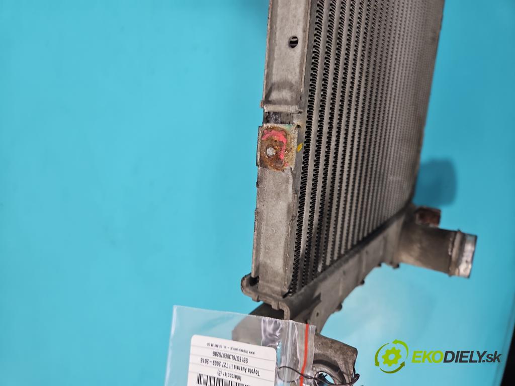 Toyota Avensis III T27 2009-2018 2.0 D4D 126 hp manual 93 kW 1998 cm3 5- Intercooler 127100-3521 (Chladiče nasávaného vzduchu (intercoolery))