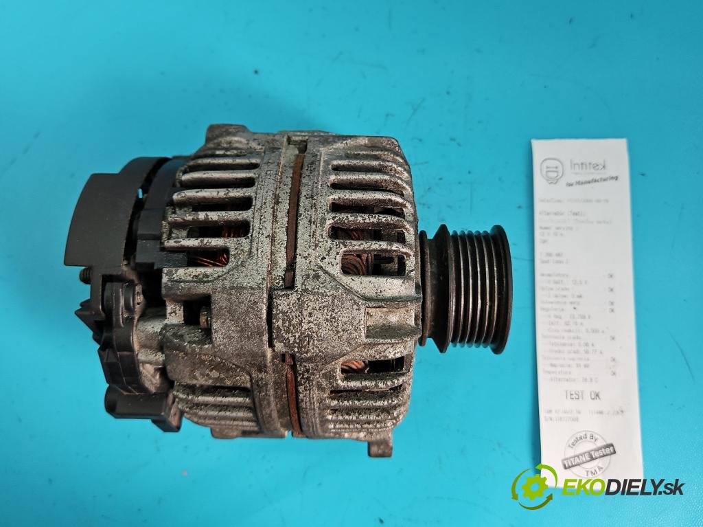 Seat Leon I 1999-2005 1.8 T 179KM manual 132 kW 1781 cm3 5- Alternator 028903028C (Alternátory)