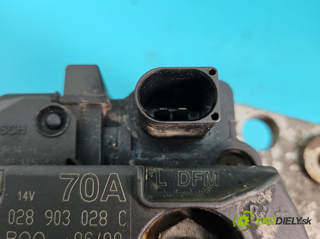 Seat Leon I 1999-2005 1.8 T 179KM manual 132 kW 1781 cm3 5- Alternator 028903028C (Alternátory)