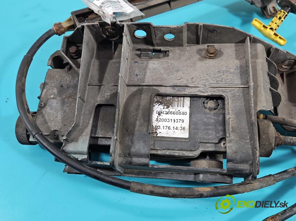 Renault Scenic II 2003-2009 1.5 dci 82 HP manual 60 kW 1461 cm3 5- Brzda manuál: elektrický: 8200311379 (Ručné brzdy)