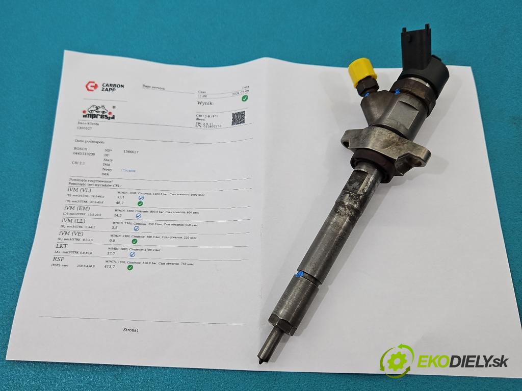 Citroen C4 I 2004-2011 1.6 hdi 90 HP manual 66,2 kW 1560 cm3 3- vstrek 0445110239 (Vstrekovače)
