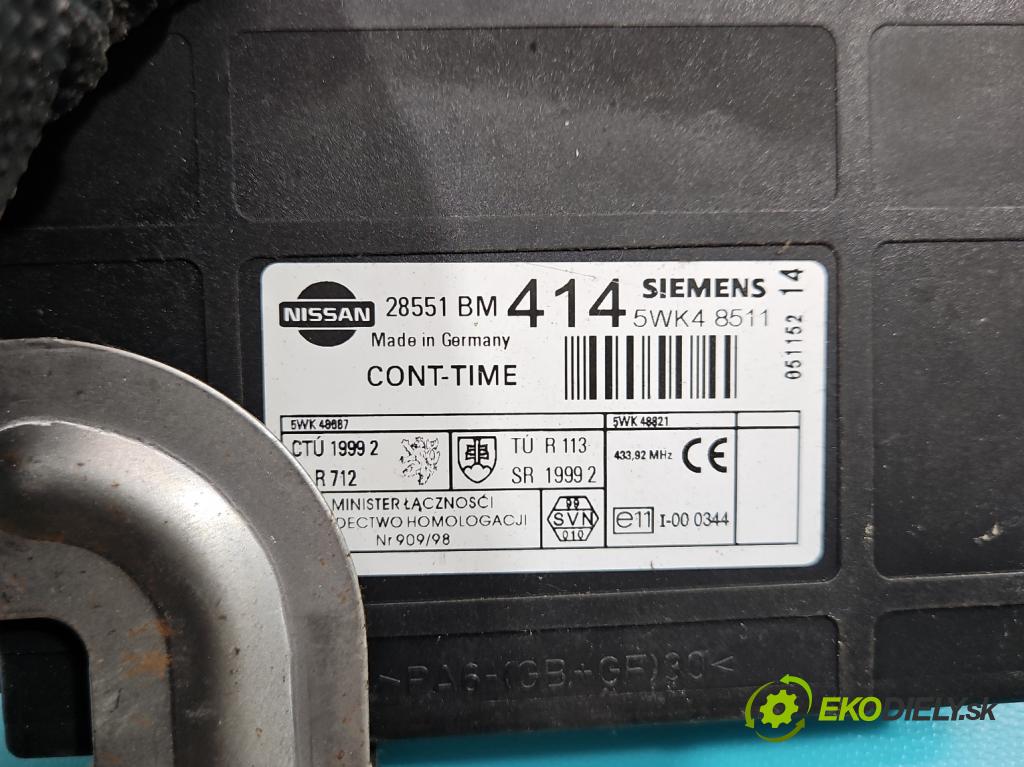 Nissan Almera N16 2000-2006 1.5 dci 82 hp manual 60 kW 1461 cm3 5- řídící jednotka motoru 8200334540
